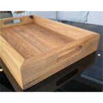 Ceviz Doğal Ahşap Sunumluk Tepsi