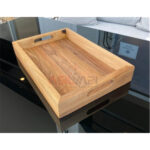 Ceviz Doğal Ahşap Sunumluk Tepsi