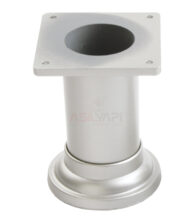 Mat Krom Renk Plastik Toros Mobilya Ayağı (6 & 10 cm)