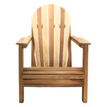 Ceviz Doğal Ahşap Şezlong