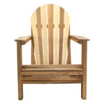 Ceviz Doğal Ahşap Şezlong