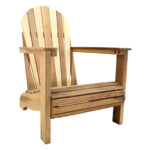 Ceviz Doğal Ahşap Şezlong