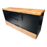 Çekmeceli Ceviz Siyah Lake Konsol