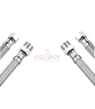 Çelik Batarya Bağlantısı 3/8 - 1/2 Dişi