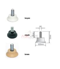 Mobilya Grubu İçin Bingo Ayak Siyah Beyaz Krem