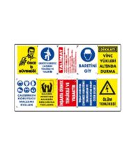 İnşaat İkaz Levha Seti