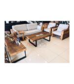 Doğal Kestane Dört Parça Bahçe Oturma Grubu