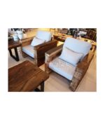 Doğal Kestane Dört Parça Bahçe Oturma Grubu - Görsel 2