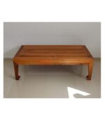 Kestane Ağacından Doğal Ahşap Orta Sehpa - Görsel 2