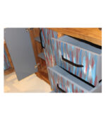 Özel Tasarım Ceviz Doğal Ahşap Konsol TV Ünitesi ve Dolap Takımı - Görsel 4