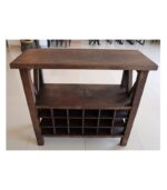 18 Şişelik Ladin Doğal Ahşap Şaraplık - Görsel 4