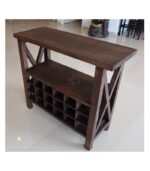 18 Şişelik Ladin Doğal Ahşap Şaraplık - Görsel 3