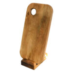 Ceviz Doğal Ahşap Delikli Dikdörtgen Sunum & Kesme Tahtası