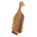 Ceviz Doğal Ahşap Kuğu Başlı Sunum & Kesme Tahtası