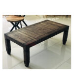 Ladin Doğal Ahşap Chocolate Orta Sehpa - Görsel 4