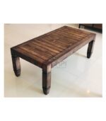 Ladin Doğal Ahşap Chocolate Orta Sehpa - Görsel 3