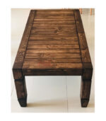 Ladin Doğal Ahşap Chocolate Orta Sehpa - Görsel 2