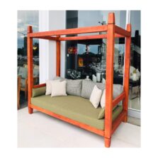 Ladin Doğal Ahşap Karyola Yatak