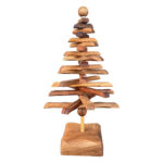 Ceviz Doğal Ahşap Dekoratif Çam Ağacı