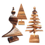 Ceviz Doğal Ahşap Dekoratif Çam Ağacı