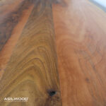 Rustik Stil Doğal Ceviz Ahşap TV Ünitesi