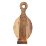Ceviz Doğal Ahşap Oval Sunum & Kesme Tahtası