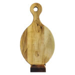 Ceviz Doğal Ahşap Oval Sunum & Kesme Tahtası