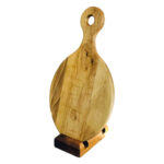 Ceviz Doğal Ahşap Oval Sunum & Kesme Tahtası