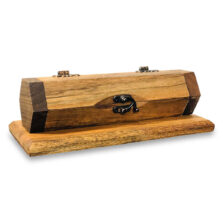 Altlıklı Organizer Çok Amaçlı Doğal Ahşap Kutu