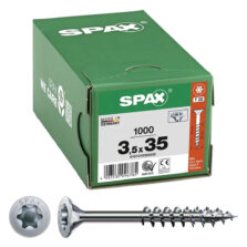 Spax 0191010350355 Yarım Dişli Havşa Başlı 4 Kesici Uçlu Evrensel Vida