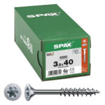 Spax 0191010350405 Yarım Dişli Havşa Başlı 4 Kesici Uçlu Evrensel Vida