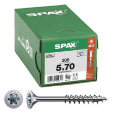 Spax 0191010500705 Yarım Dişli Havşa Başlı 4 Kesici Uçlu Evrensel Vida