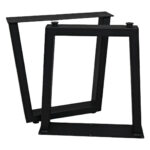 40x60 cm 1,5 mm U Metal Kütük Masa Ayak