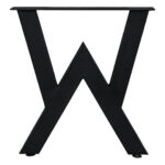 50x30 cm 1,5 mm Dikey V Metal Sehpa Ayak