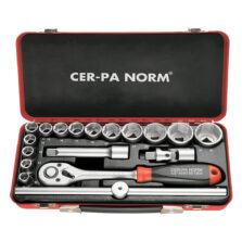 Cer-Pa Norm 4000 25 1200 1/2" 18 Parça Lokma Anahtar Takımı