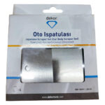 Dekor Paslanmaz Çelik Oto Spatulası Dörtlü Set