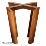 Ladin Doğal Ahşap Masa Sehpa Ayağı ve Bitki Standı