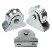 Metal V Kanal Tablalı-Kepli Ray Makarası Ray Tekeri