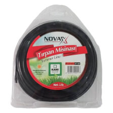 Novax 3,3*41 m Kare Siyah Tırpan Misinası