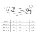 Beşel Bakır Boyalı Lüks Sandık Askısı