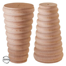 CNC Torna Ahşap Ayak 7x7x12 cm Boyasız-Boyanabilir Mobilya Ayağı (AWC.107.7.12)