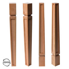 CNC Torna Ahşap Ayak 7x7x72 cm Boyasız-Boyanabilir Masa Ayağı (AWC.501.7.72)