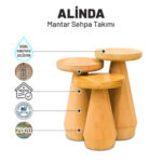 Alinda 2000 Mantar Sehpa Takımı