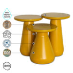 Aspendos 1006 Mantar Sehpa Takımı