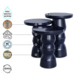 Gordion 1007 Mantar Sehpa Takımı