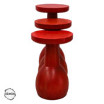 Lidya 1004 Doğal Ahşap Mantar Sehpa Takımı - Görsel 4