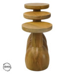 Lidya 3000 Doğal Ahşap Mantar Sehpa Takımı