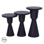 Milet 1007 Doğal Ahşap Mantar Sehpa Takımı