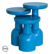 Patara 1003 Doğal Ahşap Mantar Sehpa Takımı