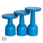 Patara 1003 Doğal Ahşap Mantar Sehpa Takımı